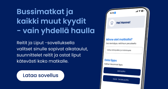 Lataa Reitit ja Liput sovellus